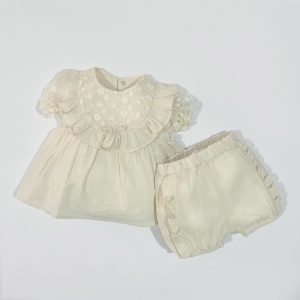 سارافون و شلوارک بچه گانه دخترانه کد 4254 میومینی