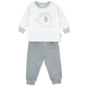 ست بلوز آستین بلند و شلوار کودک کد 1359 ببتو Bebetto