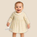 پیراهن یقه چین دار بچه گانه دخترانه طرح بهار ببتو Bebetto - 3-%d8%aa%d8%a7-6-%d9%85%d8%a7%d9%87