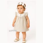سارافون دخترانه با هدبند طرح راه راه بی بیبی Bi Baby - 3-%d8%aa%d8%a7-6-%d9%85%d8%a7%d9%87