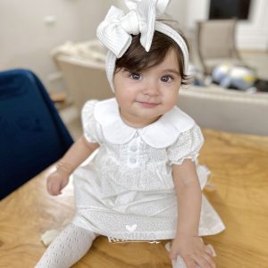 سارافون بچه گانه کد 4295 سفید میومینی Miomini