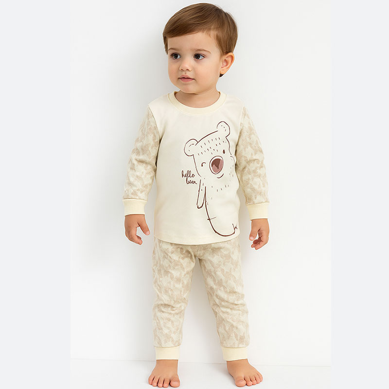 ست بلوز آستین بلند و شلوار کودک کد 1358 ببتو Bebetto