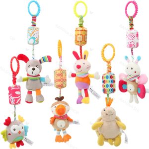 آویز عروسکی کالسکه و کریر طرح حیوانات ب ب اسکای