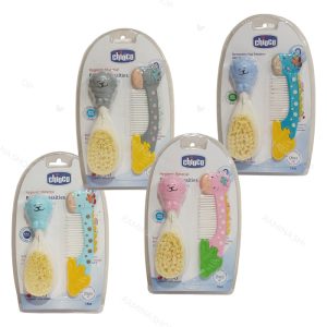 شانه و برس نوزاد عروسکی طرح حیوانات چیوکو