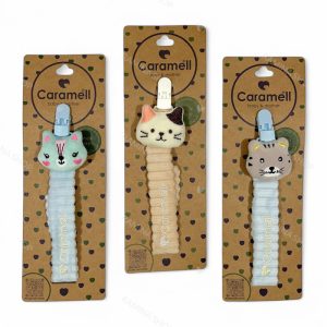 بند پستانک پولیشی طرح گربه کارامل