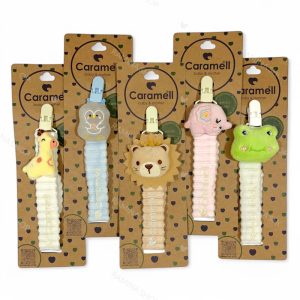 بند پستانک پولیشی طرح حیوانات کارامل