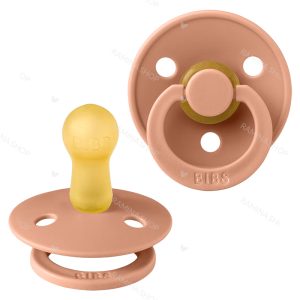 پستانک 2 عددی نوزاد 6 تا 18 ماه COLOUR هلویی بیبس