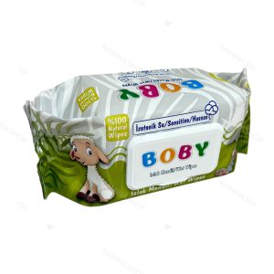 دستمال مرطوب کودک برای پوست های حساس 120 عددی طرح گوسفند بابی Boby