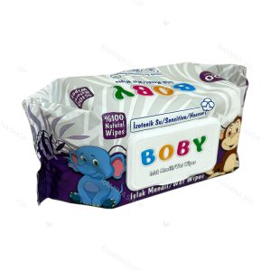 دستمال مرطوب کودک برای پوست های حساس 120 عددی طرح فیل بابی Boby