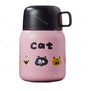فلاسک غذای 500 میل طرح گربه Diyi