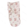 قنداق چسبی نوزاد دخترانه طرح خرس و پاپیون بیبی فورلایف Baby4life