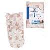 قنداق چسبی نوزاد دخترانه طرح خرس و پاپیون بیبی فورلایف Baby4life