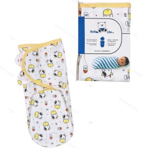 قنداق چسبی نوزاد طرح گاو بیبی فورلایف Baby4life