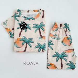 ست تیشرت شلوارک بچه گانه طرح هاوایی کوالا Koala