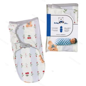 قنداق چسبی نوزادی طرح خرس و گیلاس بیبی فورلایف Baby4life