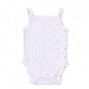 زیردکمه دار رکابی بندی نوزادی دخترانه طرح خرگوش بیبی فورلایف Baby4life