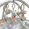 تشک بازی پولیشی طرح خرگوش کرم بیبی فان Baby Fun