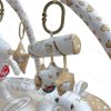 تشک بازی پولیشی طرح خرگوش کرم بیبی فان Baby Fun
