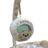 تشک بازی پولیشی نوزاد طرح خرس کرم بیبی فان Baby Fun