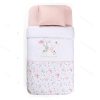 سرویس روتختی نوزادی دخترانه 7 تکه طرح خرگوش فونابیبی Funnababy