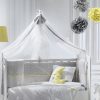 سرویس روتختی نوزاد 10 تکه طرح ماه و ستاره طوسی مامی شاپ Momi Shop