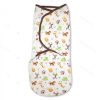 قنداق چسبی نوزادی 0 تا 3 ماه طرح حیوانات Swaddle Me