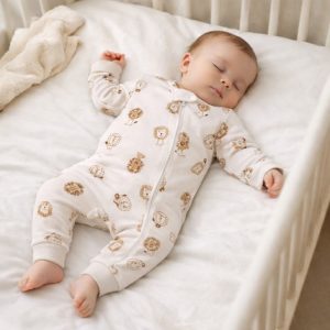 سرهمی نوزاد پسرانه طرح شیر