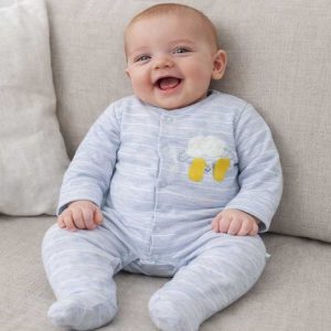 سرهمی جورابی نوزادی طرح گوسفند بی ارگانیک Biorganic