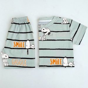 ست تیشرت شلوارک بچه گانه طرح اسنوپی کوالا Koala