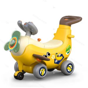 اسباب بازی واکر چهار کاره طرح هواپیمای موزی هالی تویز Huile Toys