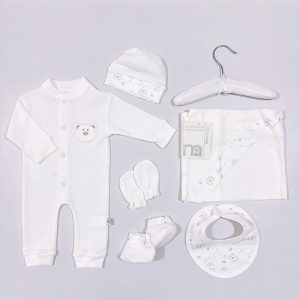 ست لباس بیمارستان نوزاد 7 تکه طرح خرس بامزه مادرکر Mothercare