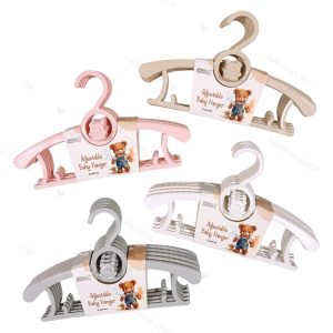 چوب لباسی قابل تنظیم کودک بسته 5 عددی دودی dodie