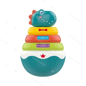 اسباب بازی رولی پولی حلقه هوش طرح دایناسور هانگر Huanger