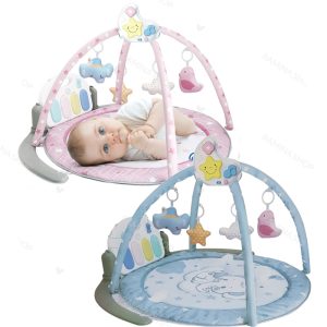 تشک بازی کنترلی پیانو دار نوزاد طرح فیل و ستاره
