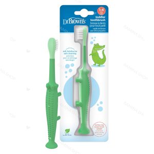 مسواک کودک طرح تمساح دکتر براون Dr Brown's