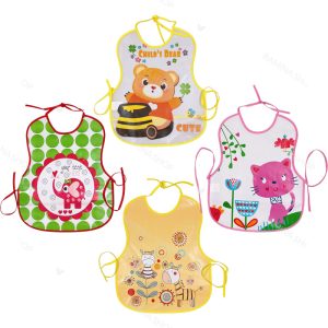 پیشبند پلاستیکی کاسه دار دخترانه مدل بندی