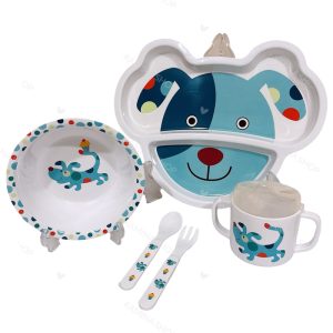 ظرف غذای ملامین بچه گانه پسرانه طرح سگ لمون Lemon