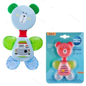 دندان گیر مایع دار جغجغه ای طرح خرس کانپول Canpol