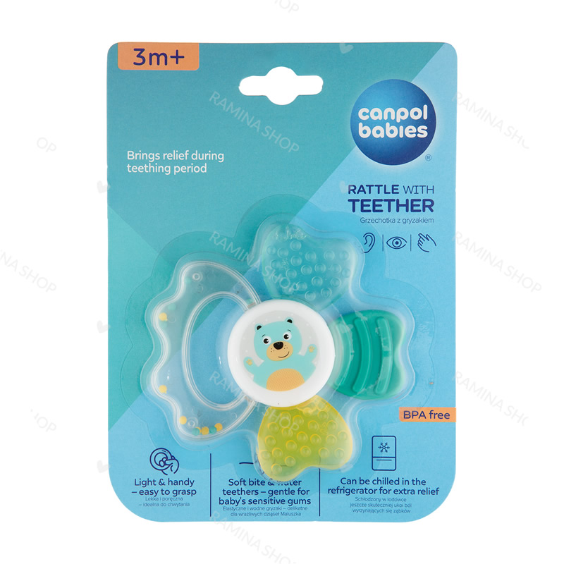 دندانگیر جغجغه ای مایع دار کانپول Canpol