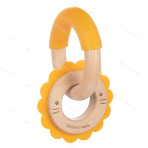 دندانگیر چوبی سیلیکونی طرح شیر کانپول Canpol