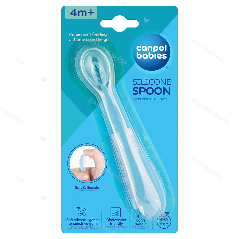 قاشق سیلیکونی نوزاد کانپول Canpol