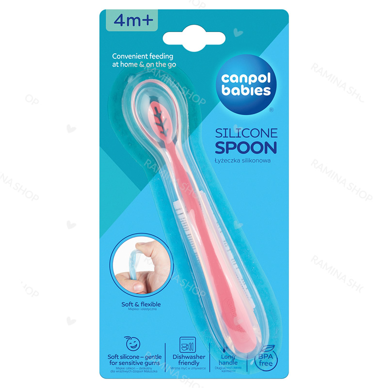 قاشق سیلیکونی نوزاد کانپول Canpol