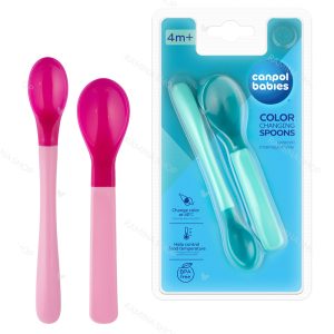 قاشق حرارتی نوزاد دو عددی کانپول Canpol