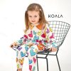 ست بلوز شلوار بچه گانه دخترانه طرح قلبی کوالا Koala