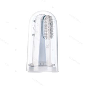 مسواک انگشتی سیلیکونی نوزاد همراه با قاب کانپول Canpol