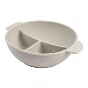 کاسه منقسم سیلیکونی چسبان رنگ طوسی کانپول Canpol