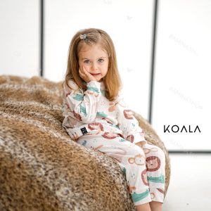 ست بلوز شلوار اسپرت بچه گانه طرح رفقای جنگل کوالا Koala