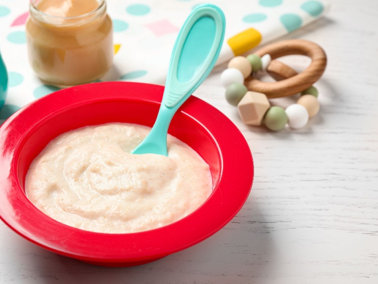 پوره سیب زمینی با شیر برای نوزاد