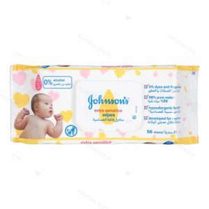 دستمال مرطوب کودک 56 عددی جانسون Johnson's