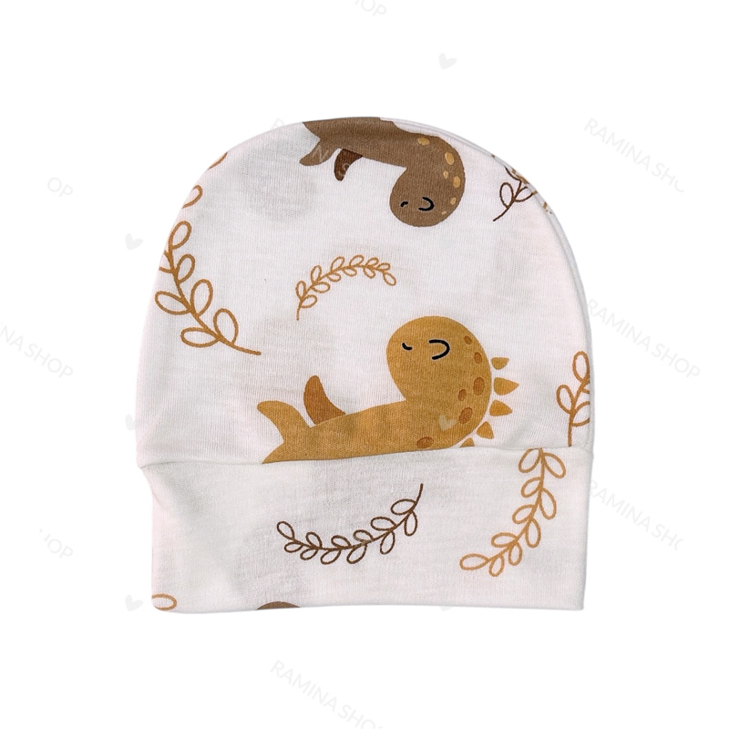 کلاه گرد نوزادی طرح حیوانات